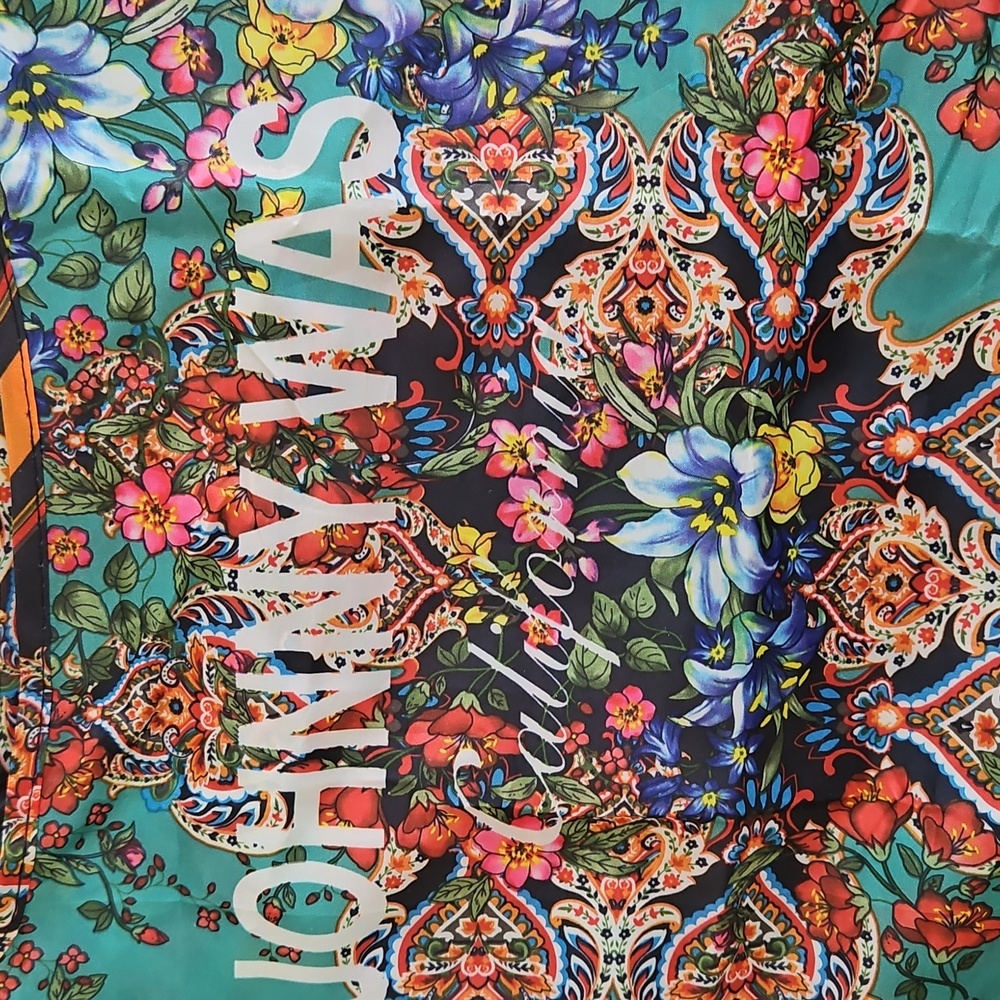 🌷HP🌷JOHNNY WAS California Large Floral Nylon Tote Bag - Picture 2 of 10